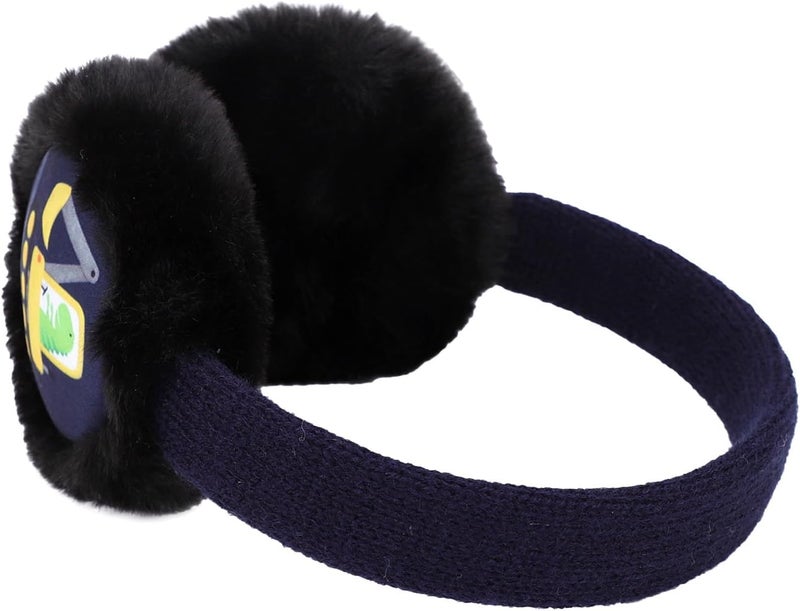 Ztl Kids Knit Earmuffs Soft Plush Ear Warmers Winter Outdoor Ear Muffs for Boys Girls - Image 4